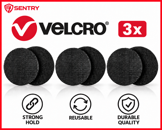 High-quality, original Velcro disc fixings designed for SENTRY van alarm units